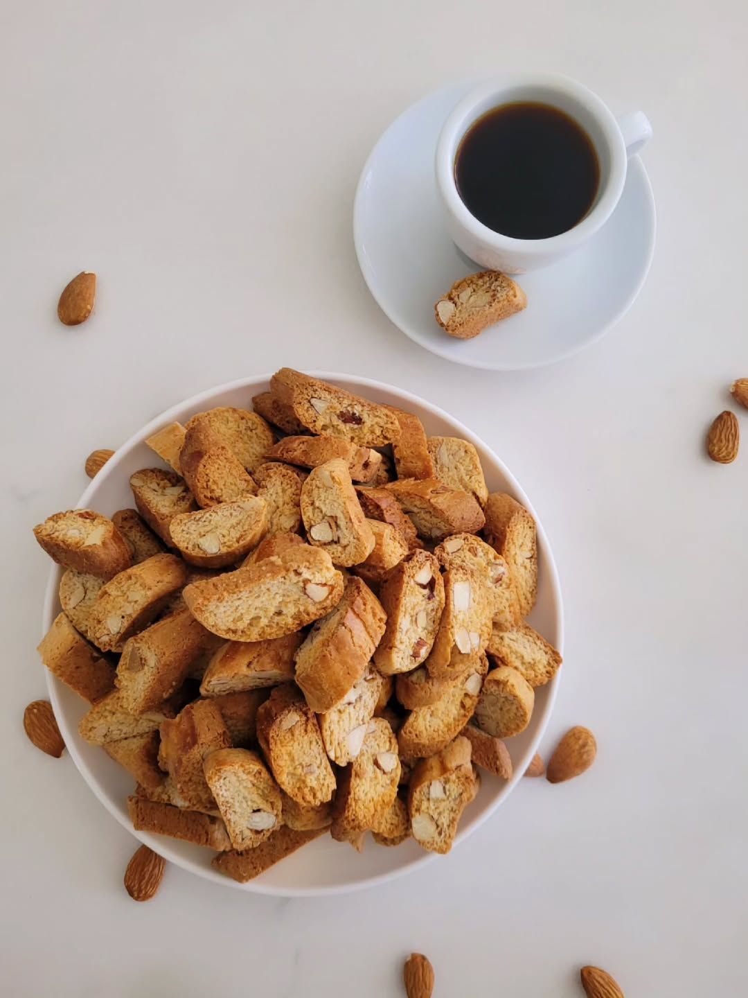 Biscotti with espresso